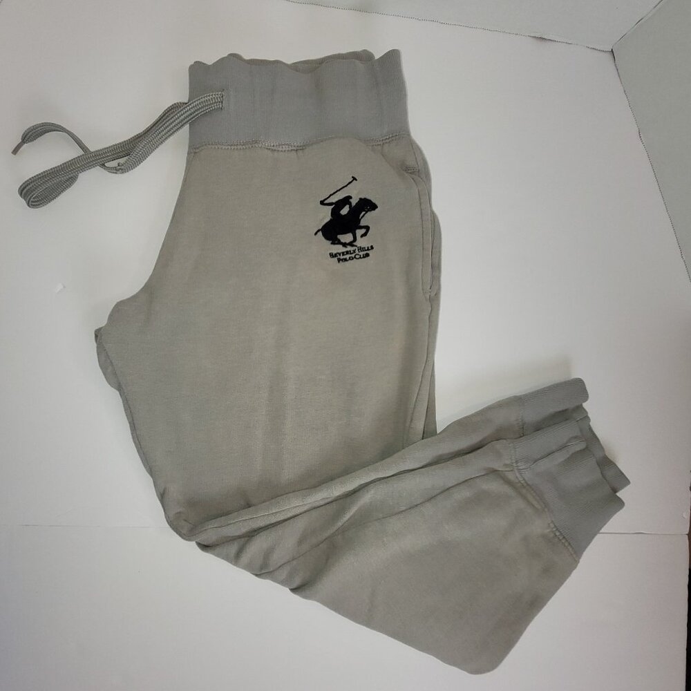 Beverly Hills Polo Club Youth Jogger Sweatpants Medium Gray